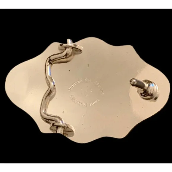 SOLD!!! Sold!!MONTANA SILVERSMITHS Silver Plated~Western belt buckle~ Columbus - Picture 5 of 12